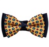 Noeud Papillon Enfant Bleu Marine Jaune Marguerites