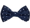 Noeud Papillon Enfant Bleu Marine à Pois Blancs