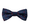 Noeud Papillon Enfant Bleu Marine Dessins Rouges