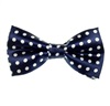 Noeud Papillon Enfant Bleu Marine Pois Blancs