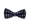 Noeud Papillon Enfant Bleu Marine Marguerites