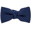 Noeud Papillon Enfant Bleu Pois Blancs