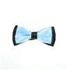 Noeud Papillon Enfant Bicolore Noir et Bleu Ciel