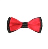 Noeud Papillon Enfant Bicolore Noir et Grenat