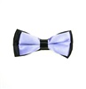 Noeud Papillon Enfant Bicolore Noir et Mauve