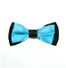 Noeud Papillon Enfant Bicolore Noir et Turquoise