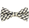 Noeud Papillon Enfant Vichy Beige et Noir