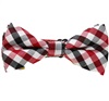 Noeud Papillon Enfant Vichy Noir et Rouge