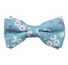 Noeud Papillon Enfant Fleurs Bleues