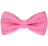 Noeud Papillon Enfant Fuchsia Pois Blancs