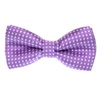 Noeud Papillon Enfant Violet à Pois