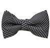Noeud Papillon Enfant Prince de Galles Gris et Noir