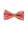 Noeud Papillon Enfant Rouge Rayures Blanches