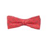 Noeud Papillon Enfant Rouge Corail Feuilles