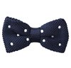 Noeud Papillon Pois Bleu Points Blancs