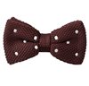 Noeud Papillon en Point Marron à Pois