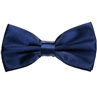 Noeud Papillon en Satin Bleu Marine