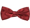 Noeud Papillon en Satin Grenat