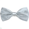 Noeud Papillon en Satin Gris Clair