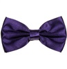 Noeud Papillon en Satin Violet Foncé
