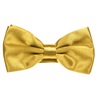 Noeud Papillon Satin Ocre Or