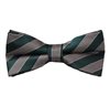 Noeud Papillon Rayures Vertes et Sable