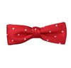 Noeud Papillon Rouge à Pois Blancs