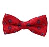 Noeud Papillon Rouge Design Bleu