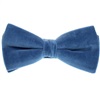 Noeud Papillon Velours Bleu