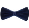 Noeud Papillon Velours Bleu Marine