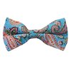 Noeud Papillon Turquoise Paisley