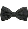 Noeud Papillon Habillé Noir Motifs Noirs