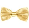 Noeud Papillon et Mouchoir Jaune Clair