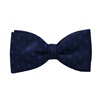 Noeud papillon et pochette Bleu Marine avec Têtes de Mort