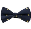 Noeud Papillon et Mouchoir Bleu Marine avec Canards Jaunes