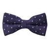 Noeud Papillon et Mouchoir Violet à Pois Blancs