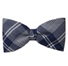 Noeud Papillon et Mouchoir Prince de Galles Bleu Marine