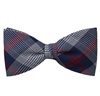 Papillon et Mouchoir Prince de Galles Bleu et Rouge