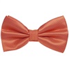 Noeud Papillon et Mouchoir en Satin Orange