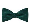 Papillon et Mouchoir Vert Foncé Paisley Bleu