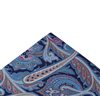Mouchoir de Poche Bleu Damas