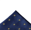 Mouchoir de Poche Bleu France avec Canards