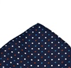Mouchoir de Poche Bleu Marine à Pois