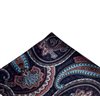 Mouchoir de Poche Bleu Paisley Marron