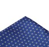 Mouchoir de Poche Bleu Royal avec Fleurs