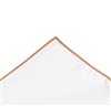 Mouchoir de Poche Blanc et Beige