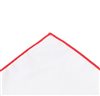 Mouchoir de Poche Blanc et Rouge