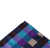 Mouchoir de Poche à Carreaux Multicolores