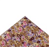 Mouchoir de Poche Fleurs et Cachemire Ocre
