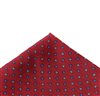 Mouchoir de Poche Bordeaux Fleurs Bleues